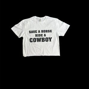 COWBOY CROP TOP